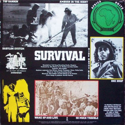 Bob Marley & The Wailers : Survival (LP, Album)