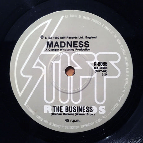 Madness : Baggy Trousers / The Business (7", Single)