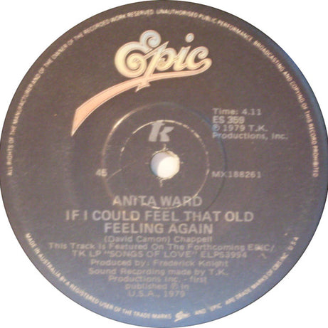 Anita Ward : Ring My Bell (7", Single)