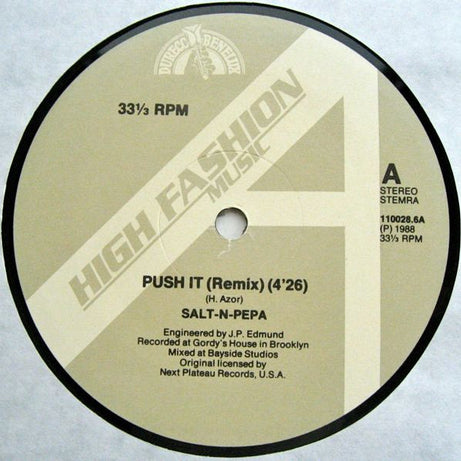 Salt-N-Pepa* : Push It (Remix) (12")
