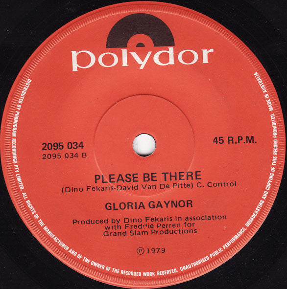 Gloria Gaynor : I Will Survive (7", Single)