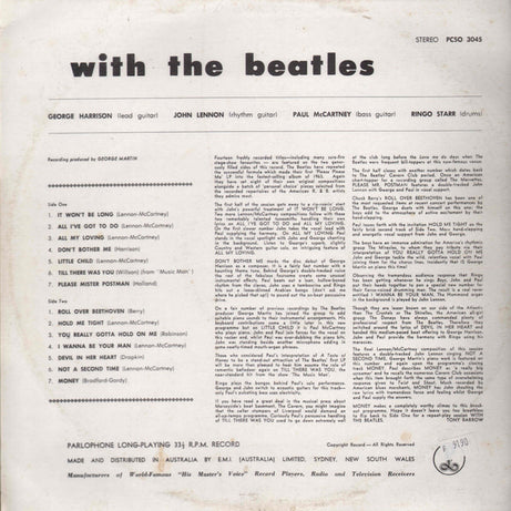 The Beatles : With The Beatles (LP, Album, RE)