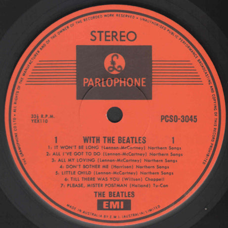 The Beatles : With The Beatles (LP, Album, RE)