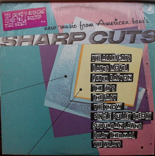 Various : Sharp Cuts - New Music From American Bands (LP, Comp)