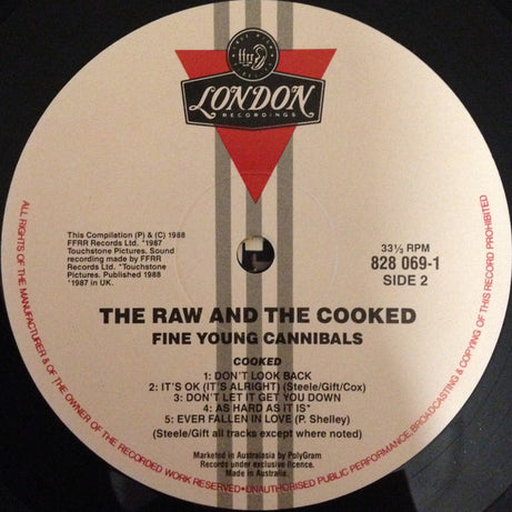 Fine Young Cannibals : The Raw & The Cooked (LP, Album)