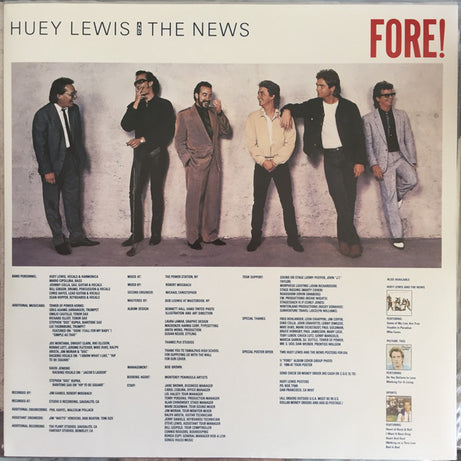 Huey Lewis And The News* : Fore! (LP, Album)