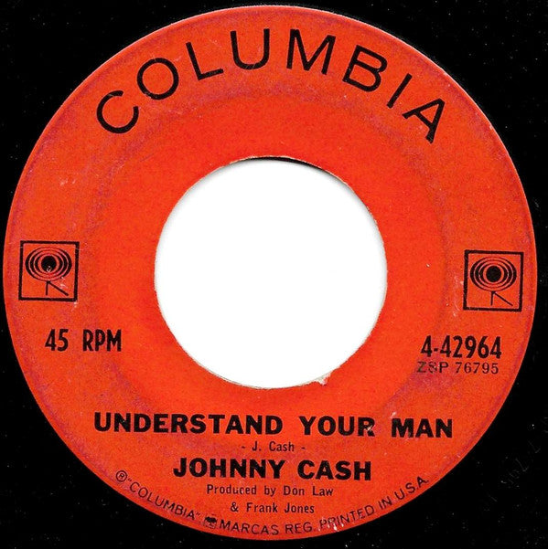 Johnny Cash : Understand Your Man / Dark As A Dungeon (7", Single)
