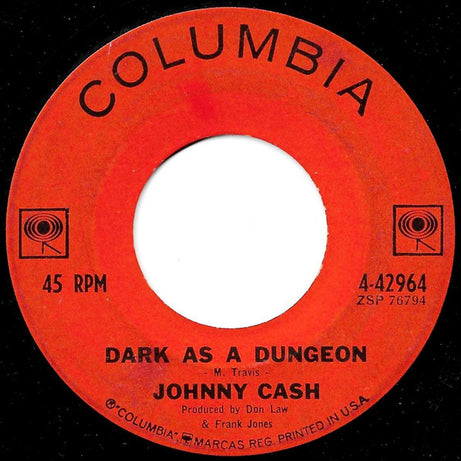 Johnny Cash : Understand Your Man / Dark As A Dungeon (7", Single)