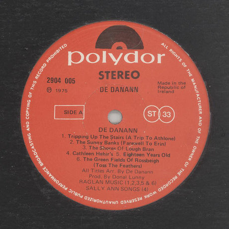 De Danann : De Danann (LP, Album)