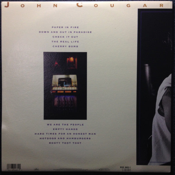 John Cougar Mellencamp : The Lonesome Jubilee (LP, Album, Gat)