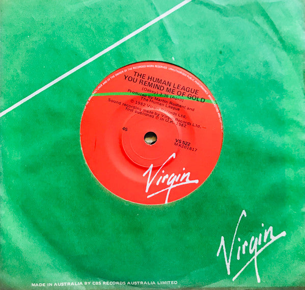 The Human League : Mirror Man (7", Single)