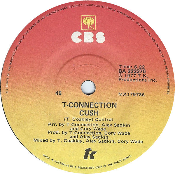T-Connection : On Fire  (7", Single)