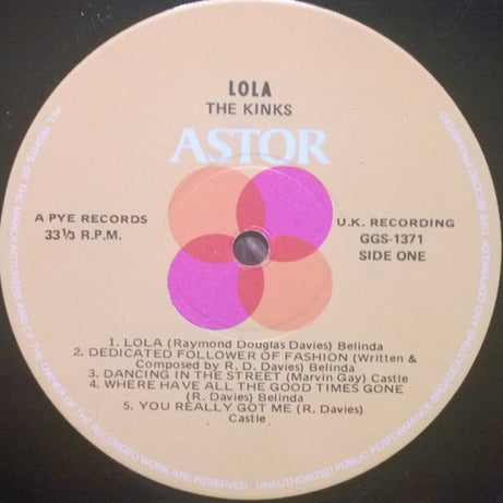 The Kinks : Lola (LP, Comp)