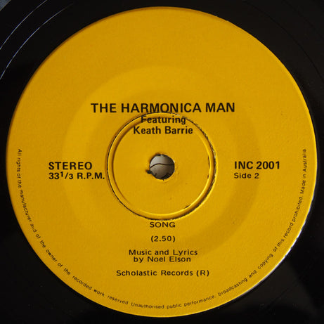 Keath Barrie : The Harmonica Man (7")
