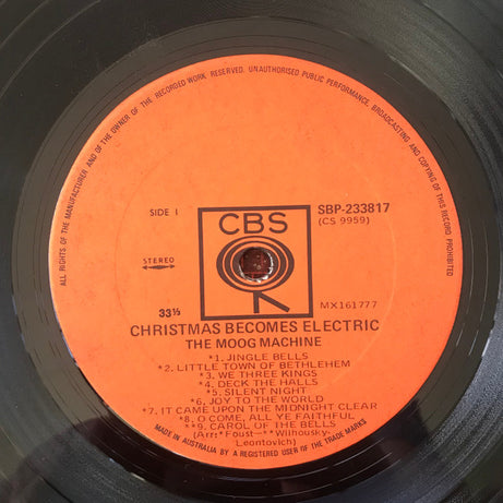 The Moog Machine : Christmas Becomes Electric (LP, Album)