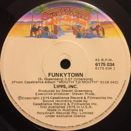 Lipps, Inc. : Funkytown (7", Single)