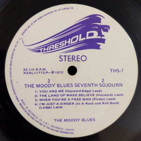The Moody Blues : Seventh Sojourn (LP, Album, Gat)