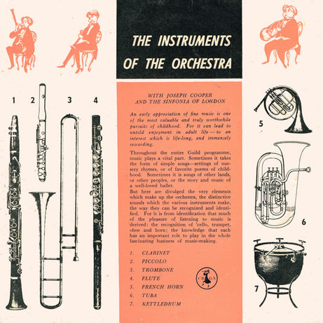 Joseph Cooper And Sinfonia Of London : The Instruments Of The Orchestra (7", EP, Mono, Club, RE)
