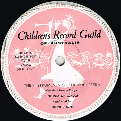 Joseph Cooper And Sinfonia Of London : The Instruments Of The Orchestra (7", EP, Mono, Club, RE)