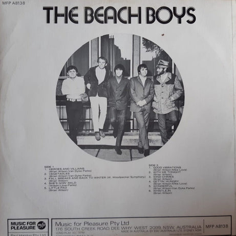 The Beach Boys : The Beach Boys (LP, Album, Mono, RE)