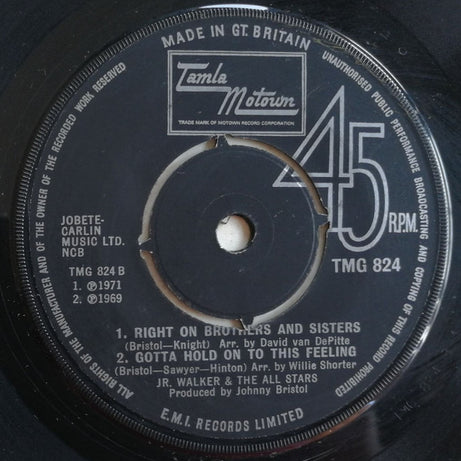 Jr. Walker & The All Stars* : Walk In The Night (7", Single, Kno)