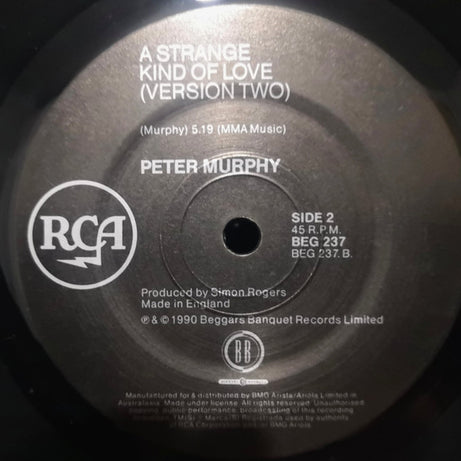 Peter Murphy : Cuts You Up (7", Single)