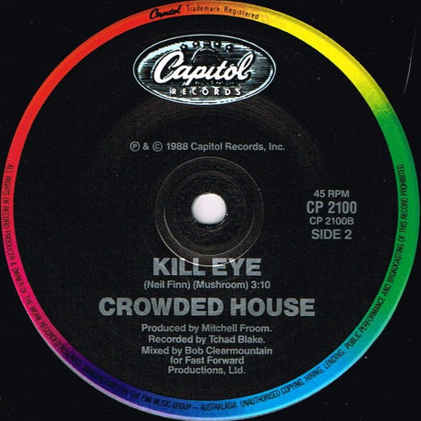 Crowded House : Better Be Home Soon (7", Single)
