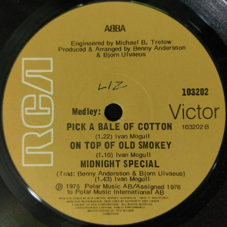 ABBA : Summer Night City (7", Single)