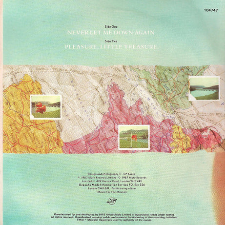 Depeche Mode : Never Let Me Down Again (7", Single)