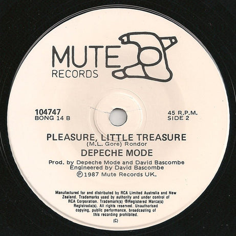 Depeche Mode : Never Let Me Down Again (7", Single)