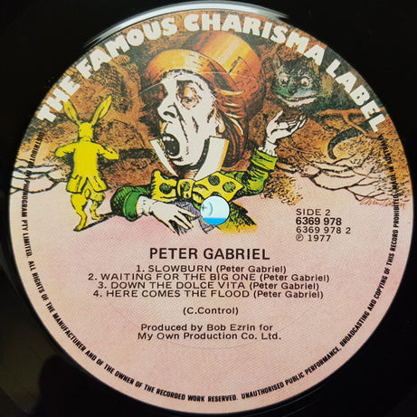 Peter Gabriel : Peter Gabriel (LP, Album, Fir)