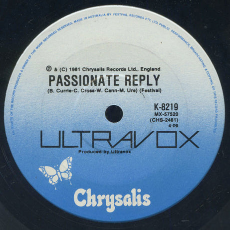 Ultravox : Vienna (7", Single)