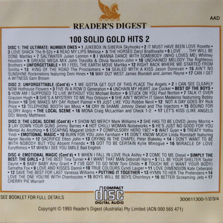 Various : 100 Solid Gold Hits 2 (6xCD, Comp)
