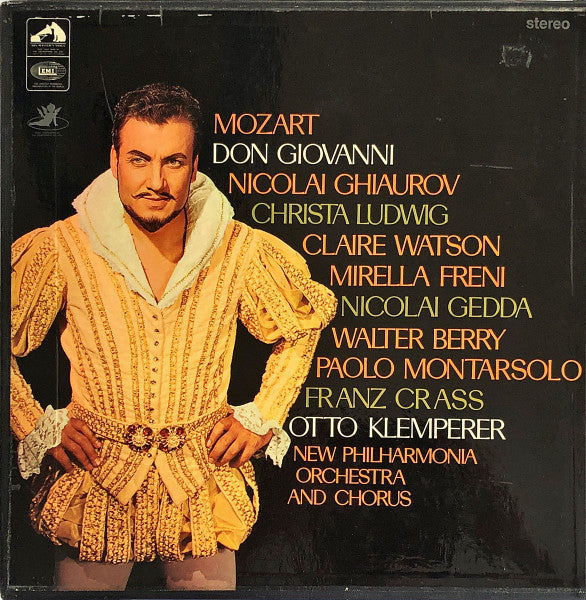 Wolfgang Amadeus Mozart - Otto Klemperer, Nicolai Ghiaurov, Christa Ludwig, Claire Watson, Mirella Freni, Nicolai Gedda, Walter Berry, Paolo Montarsolo, Franz Crass, New Philharmonia Orchestra And New Philharmonia Chorus : Don Giovanni (4xLP + Box)
