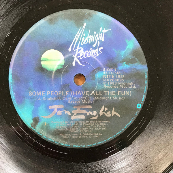 Jon English (3) : Some People (Have All The Fun) (7", Single)