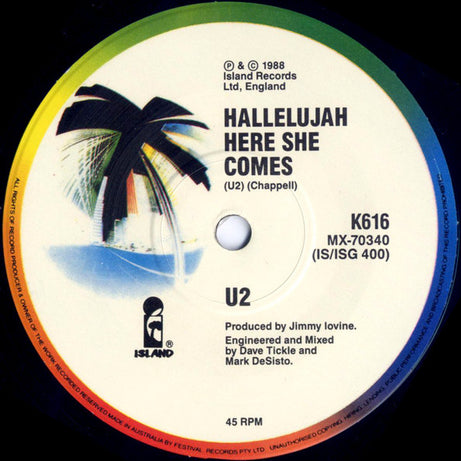 U2 : Desire (7", Single, Ltd)