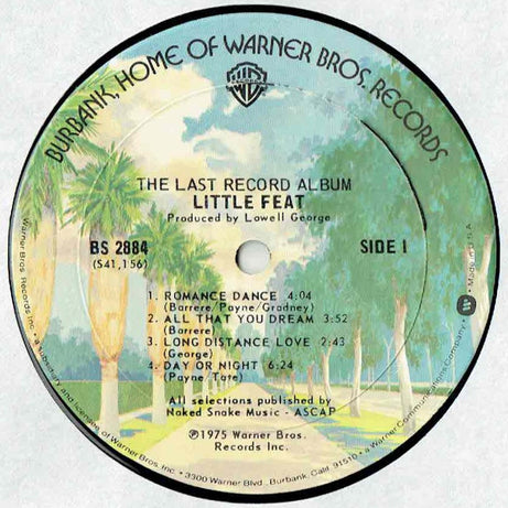 Little Feat : The Last Record Album (LP, Album, Mon)