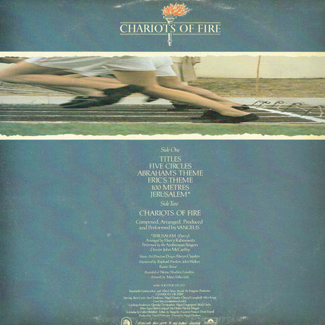 Vangelis : Chariots Of Fire (LP, Album)