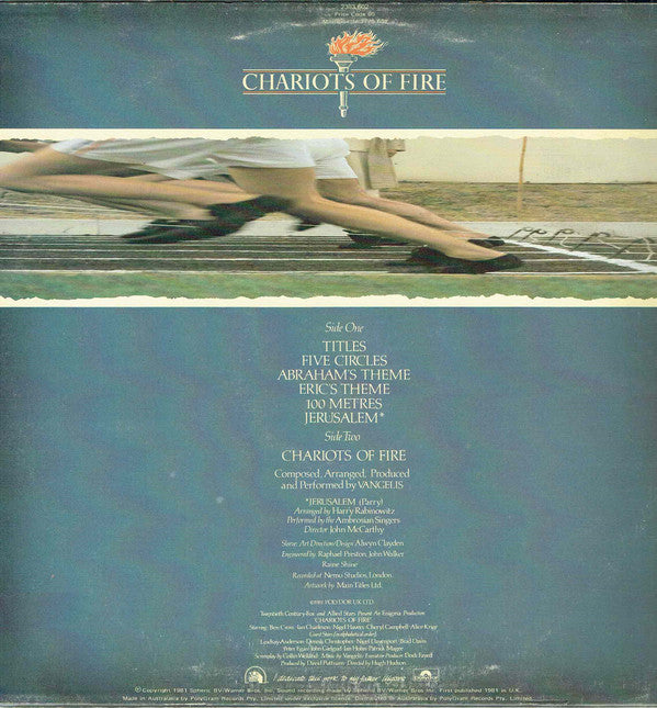 Vangelis : Chariots Of Fire (LP, Album)