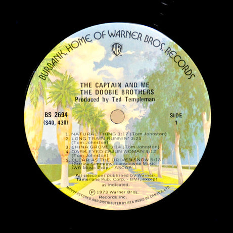 The Doobie Brothers : The Captain And Me (LP, Album)