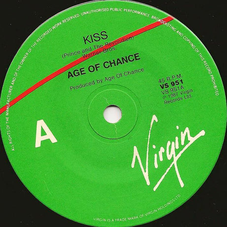 Age Of Chance : Kiss (7", Single)
