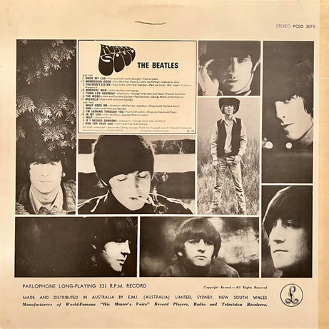 The Beatles : Rubber Soul (LP, Album, RE)