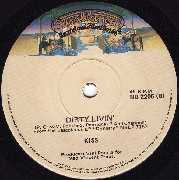 Kiss : Sure Know Something (7", Single)