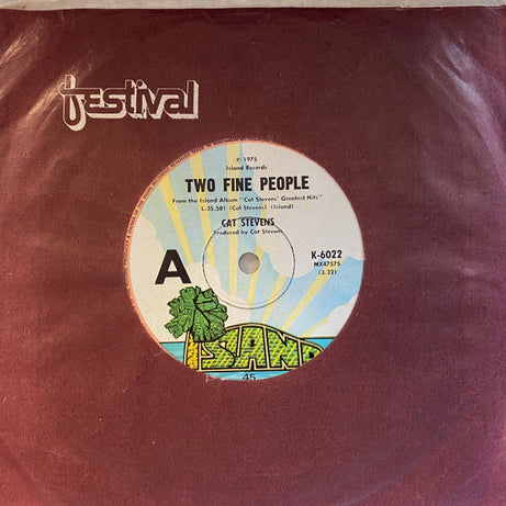 Cat Stevens : Two Fine People (7", Single)