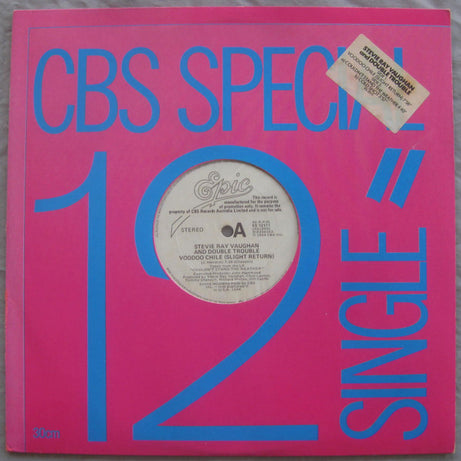 Stevie Ray Vaughan & Double Trouble : Voodoo Chile (Slight Return) (12", Maxi, Promo)