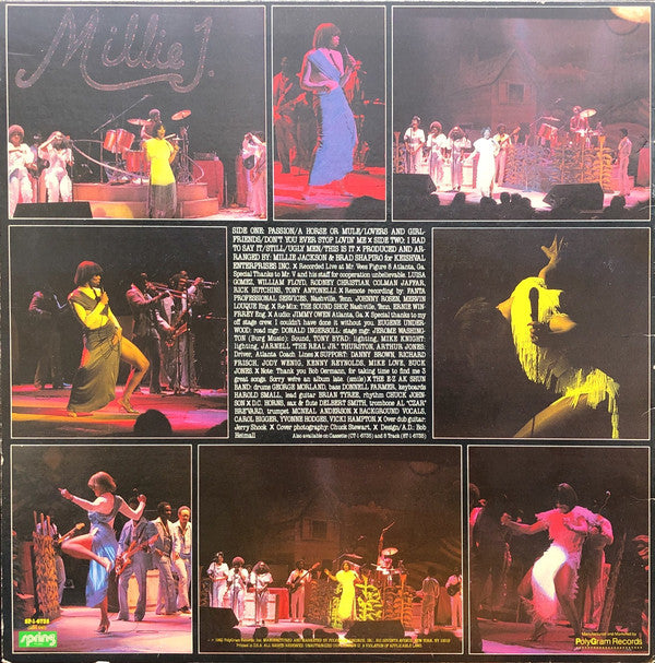 Millie Jackson : "Live And Outrageous" (Rated XXX) (LP, Album, 26)