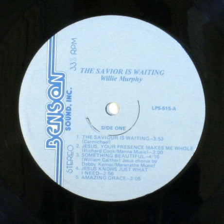 Willie Murphy (3) : The Saviour Is Waiting (LP, Album)