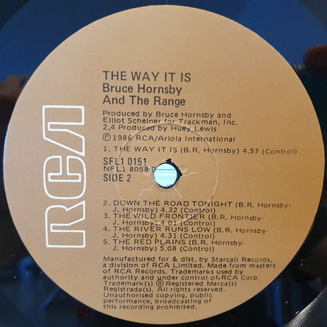 Bruce Hornsby And The Range : The Way It Is (LP, Album)