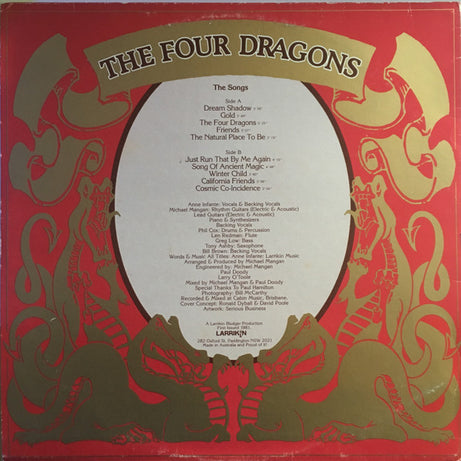 Anne Infante : The Four Dragons (LP, Album)