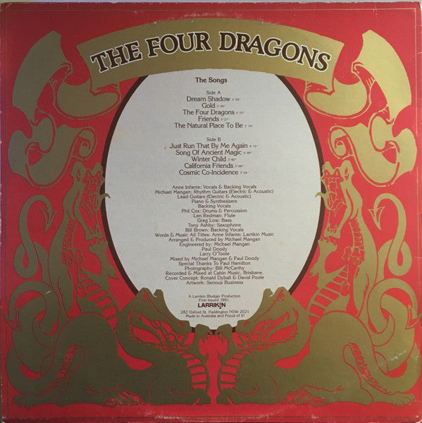 Anne Infante : The Four Dragons (LP, Album)
